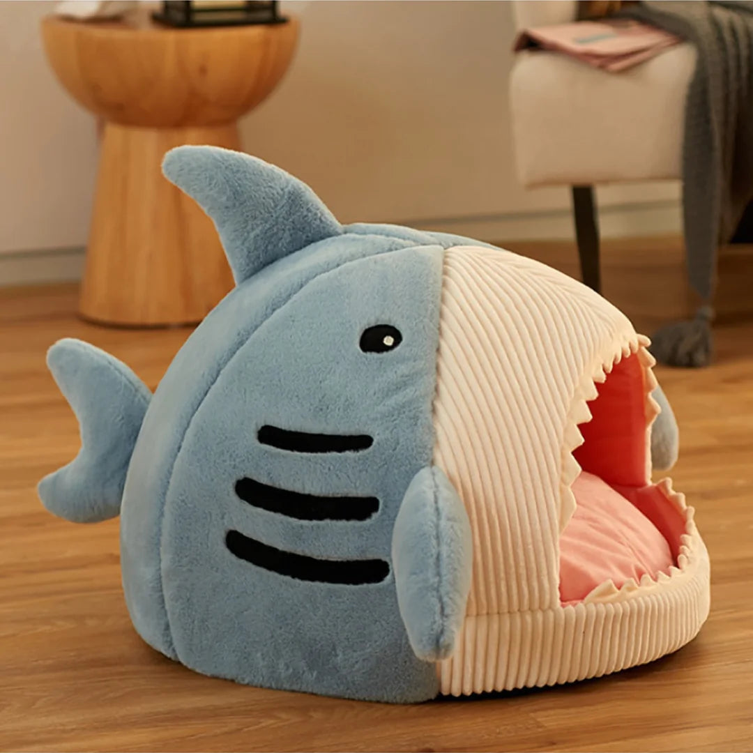 Purrfect Shark - Warm kattenbed